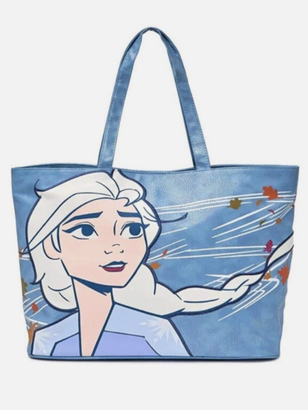 NWT Danielle Nicole × Disney Frozen Elsa Large Tote Bag / Size 17"L × 12"H × 7"W